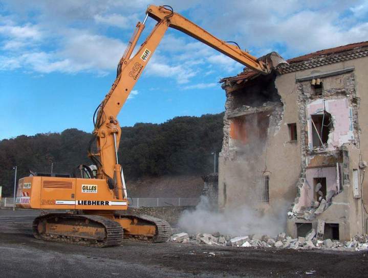 Démolition bâtiment Sauzet
