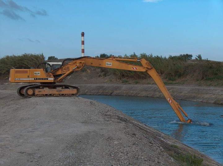 Travaux fluviaux Sauzet