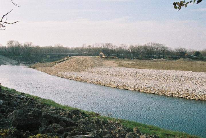 Enrochement berges de rivière Sauzet