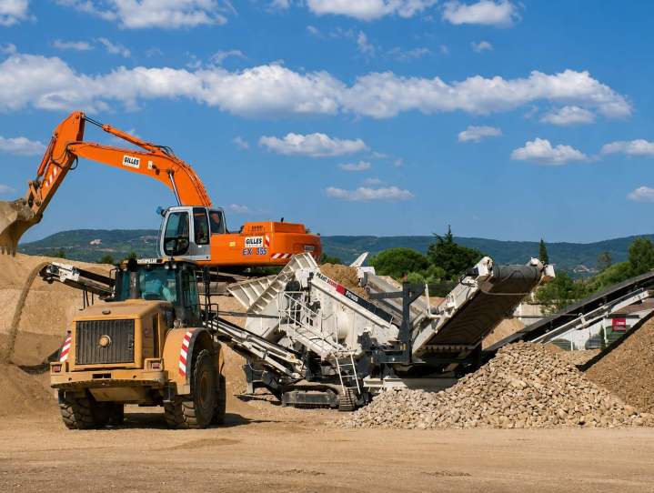 Recyclage de matériaux inertes issus de la démolition Sauzet